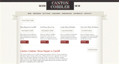 Desktop Screenshot of cantoncobbler.co.uk