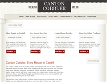 Tablet Screenshot of cantoncobbler.co.uk